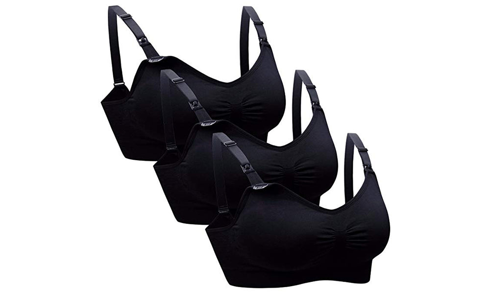 3-Pack Maternity Breastfeeding Bras
