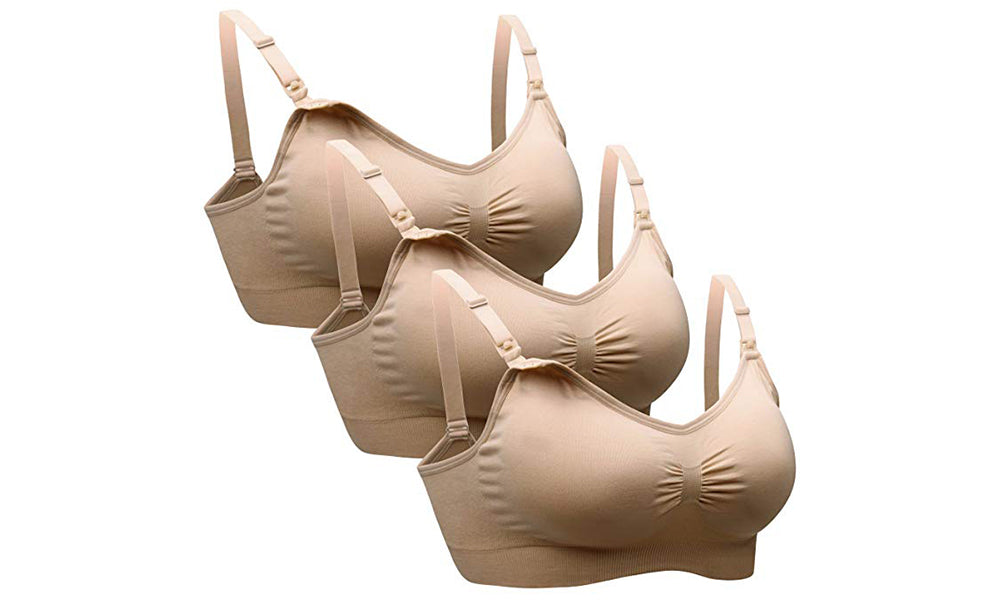 3-Pack Maternity Breastfeeding Bras