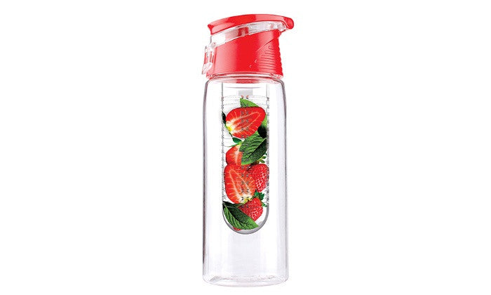 Fruit Infusing 700ml Water Bottle with Spout / Sports Lid