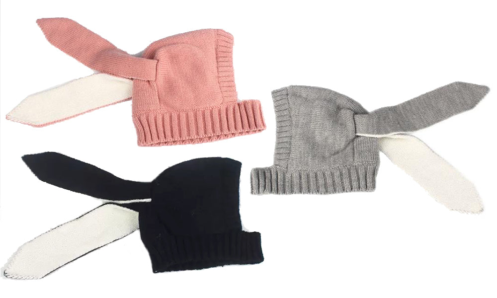 Baby Knitted Bunny Ear Hat
