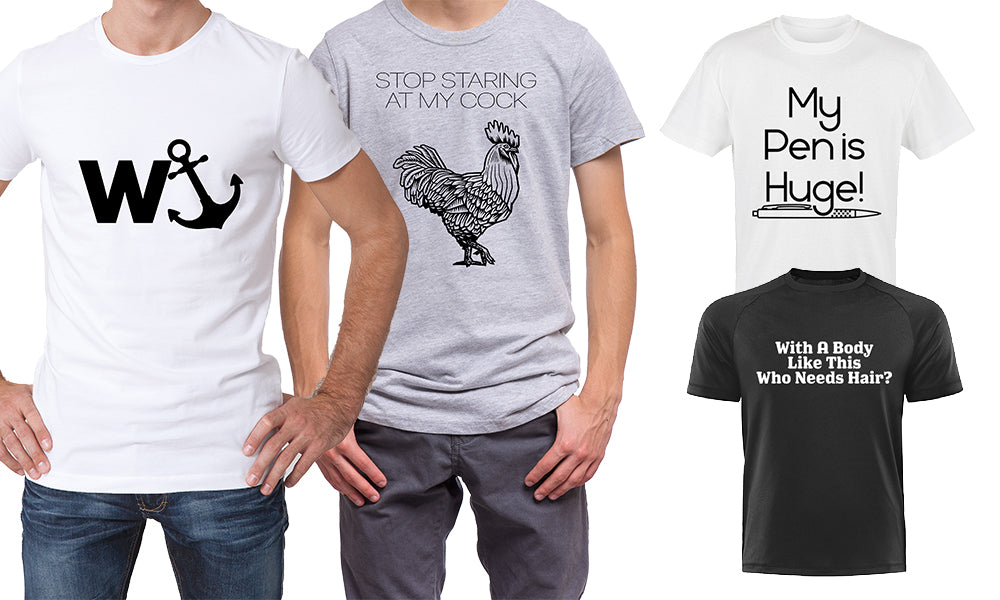 Mens Cheeky Message T-Shirts