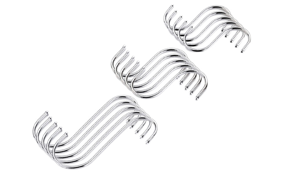 15 S Shaped Hanging Hooks