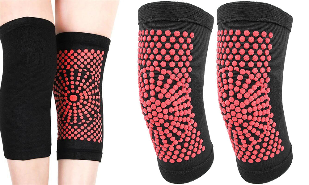 Self heating new arrivals knee support