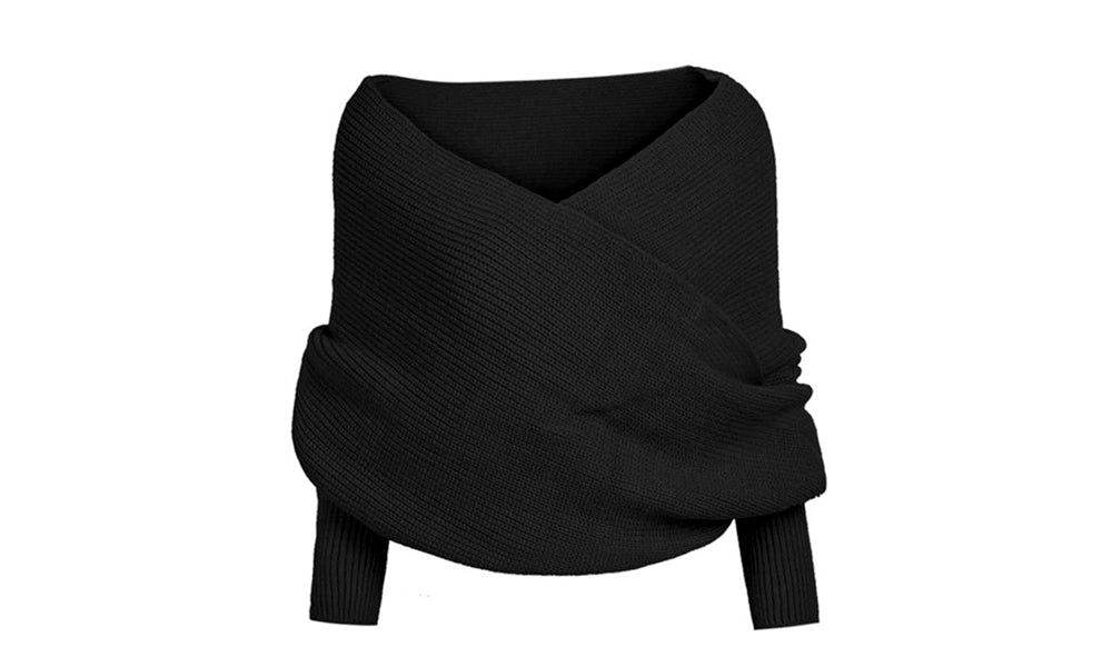Convertible Shawl with Sleeves