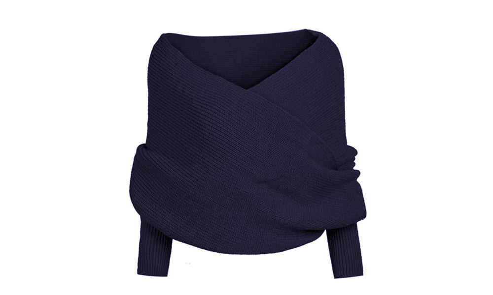 Convertible Shawl with Sleeves
