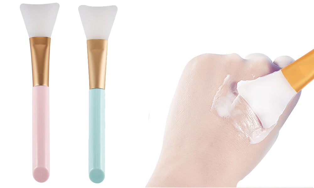 2pc Silicone Face Mask Applicator Brush