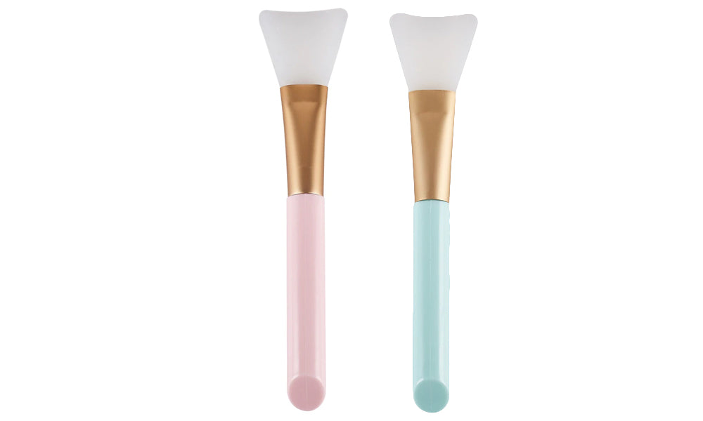 2pc Silicone Face Mask Applicator Brush