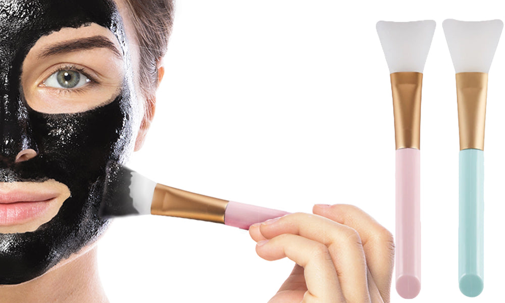 2pc Silicone Face Mask Applicator Brush