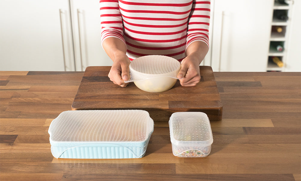 Oven & Microwave Silicone Food Covers (4 Pack)