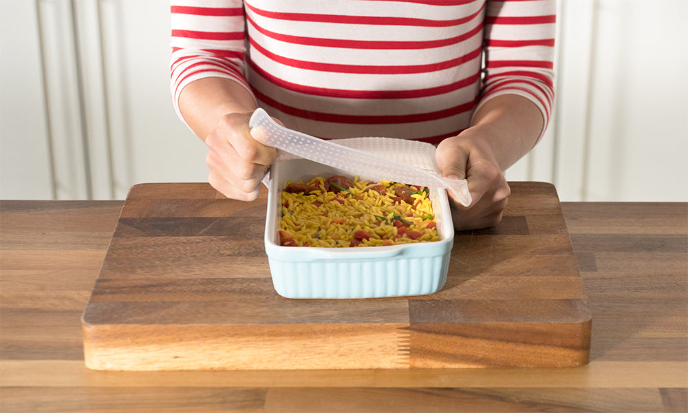 Oven & Microwave Silicone Food Covers (4 Pack)