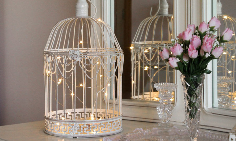 20 LED Silver or Copper Wire Battery Operated Fairy String Lights