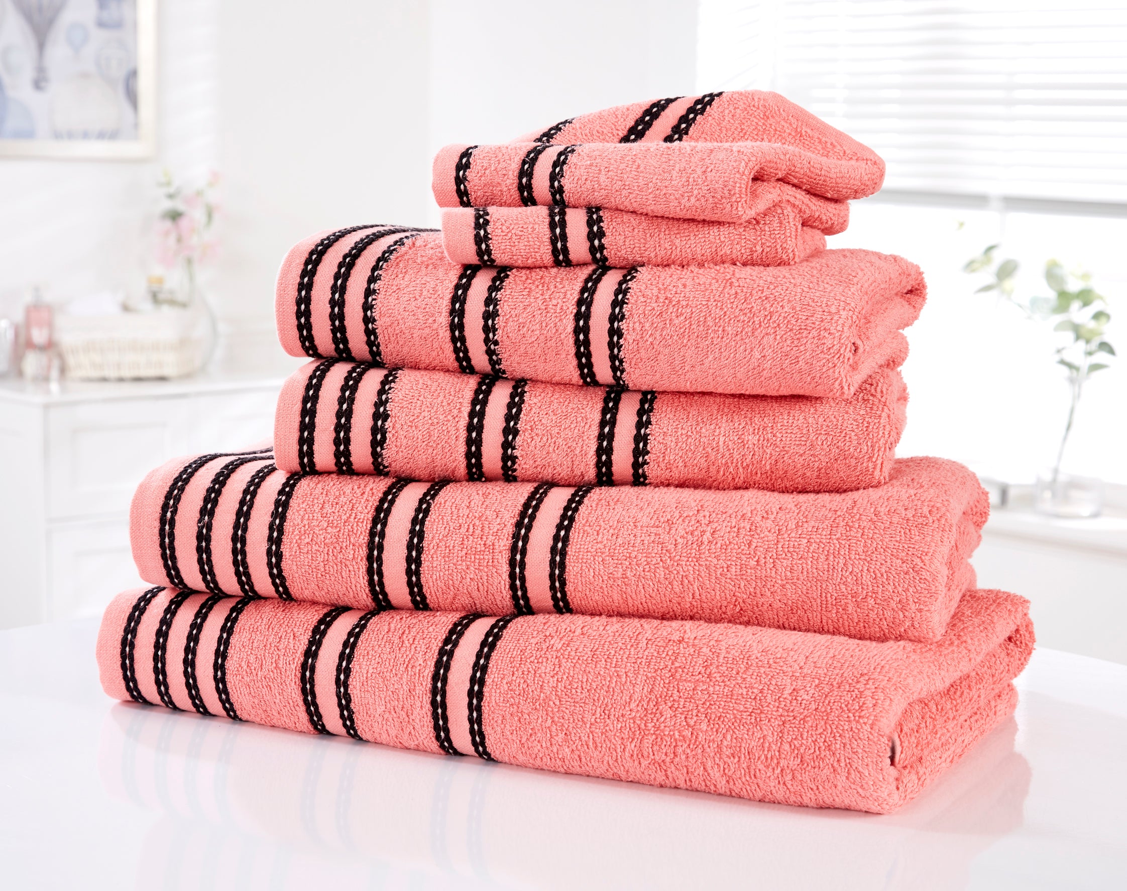 Rapport Home 6-Piece Egyptian Cotton Sirocco Towel Bale