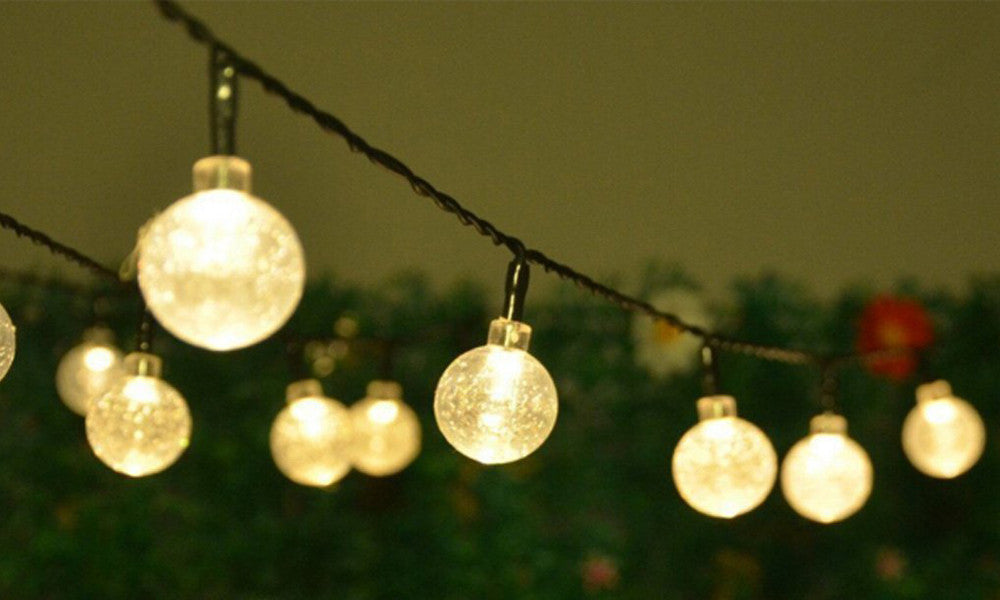 30LED Solar Crystal LED String Bulbs