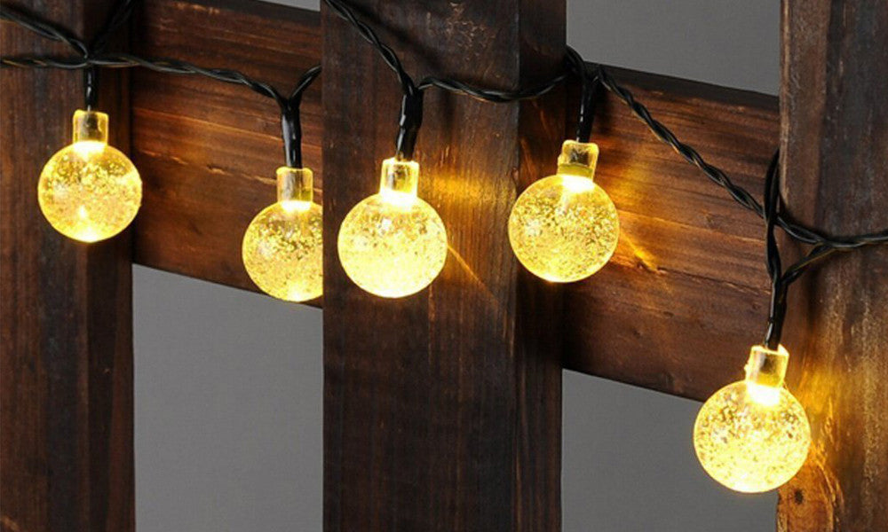 30LED Solar Crystal LED String Bulbs