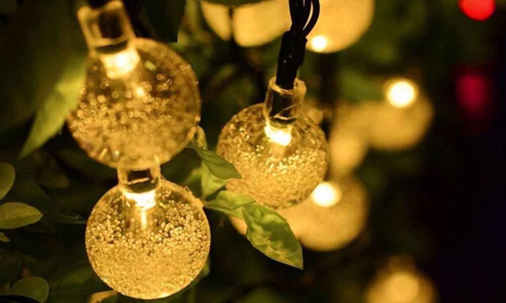 30LED Solar Crystal LED String Bulbs