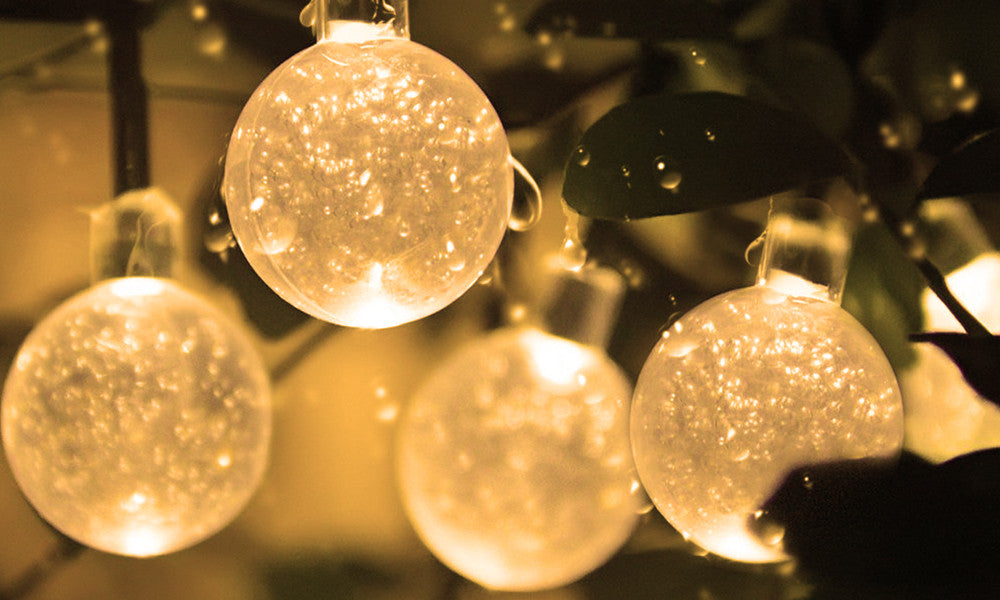 30LED Solar Crystal LED String Bulbs