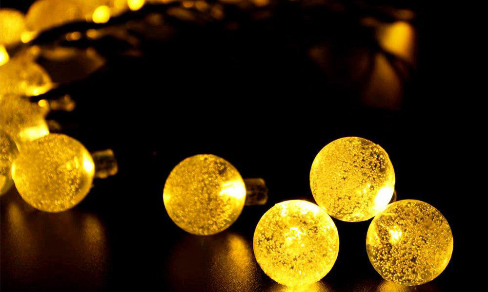 30LED Solar Crystal LED String Bulbs