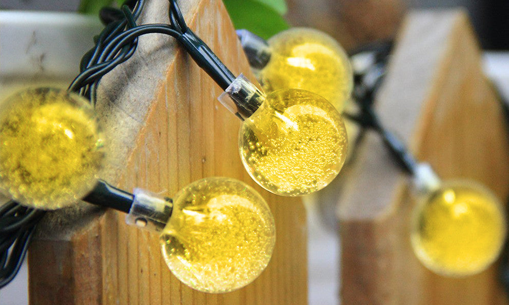 30LED Solar Crystal LED String Bulbs