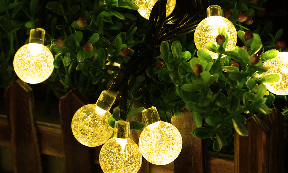 30LED Solar Crystal LED String Bulbs
