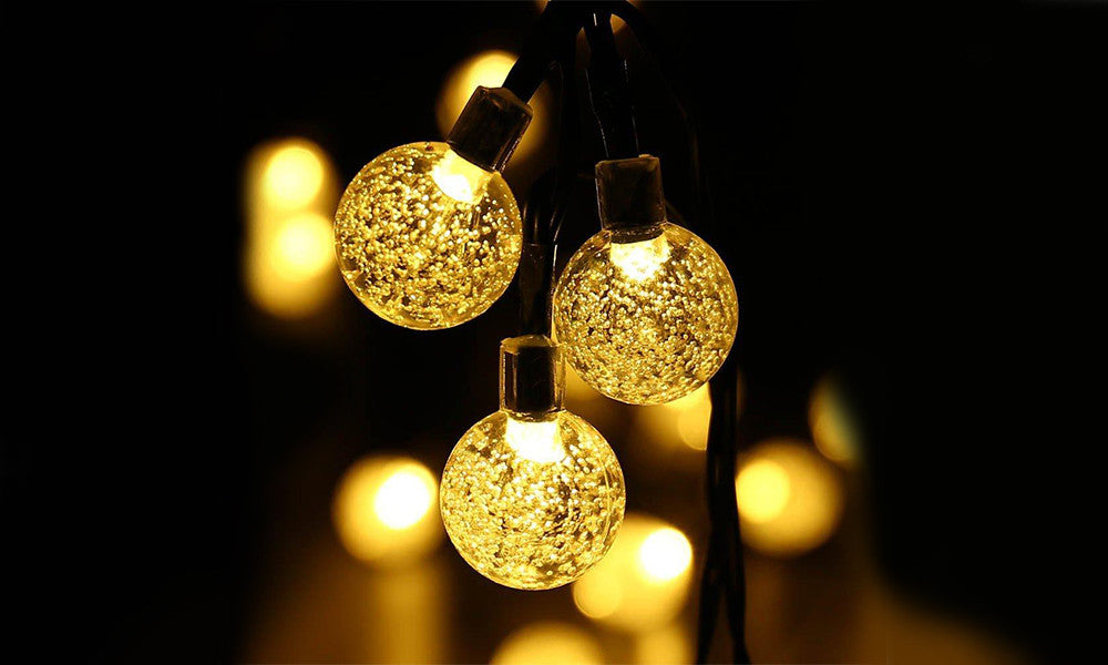 30LED Solar Crystal LED String Bulbs
