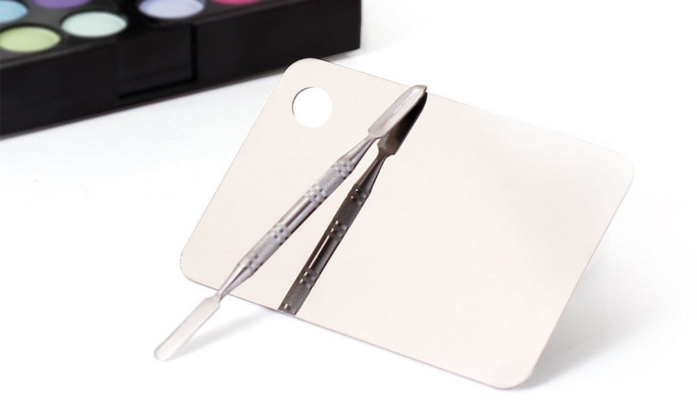 Pro Stainless Steel Cosmetic Makeup Palette Spatula Tool