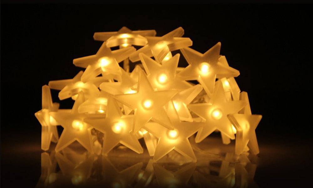 20 LED Star Battery Operated Fairy String Lights