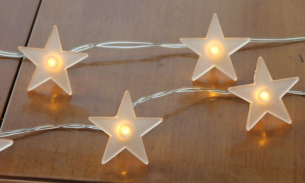 20 LED Star Battery Operated Fairy String Lights