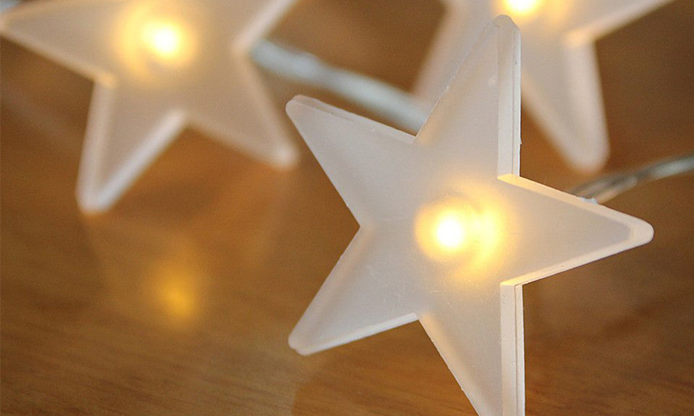 20 LED Star Battery Operated Fairy String Lights