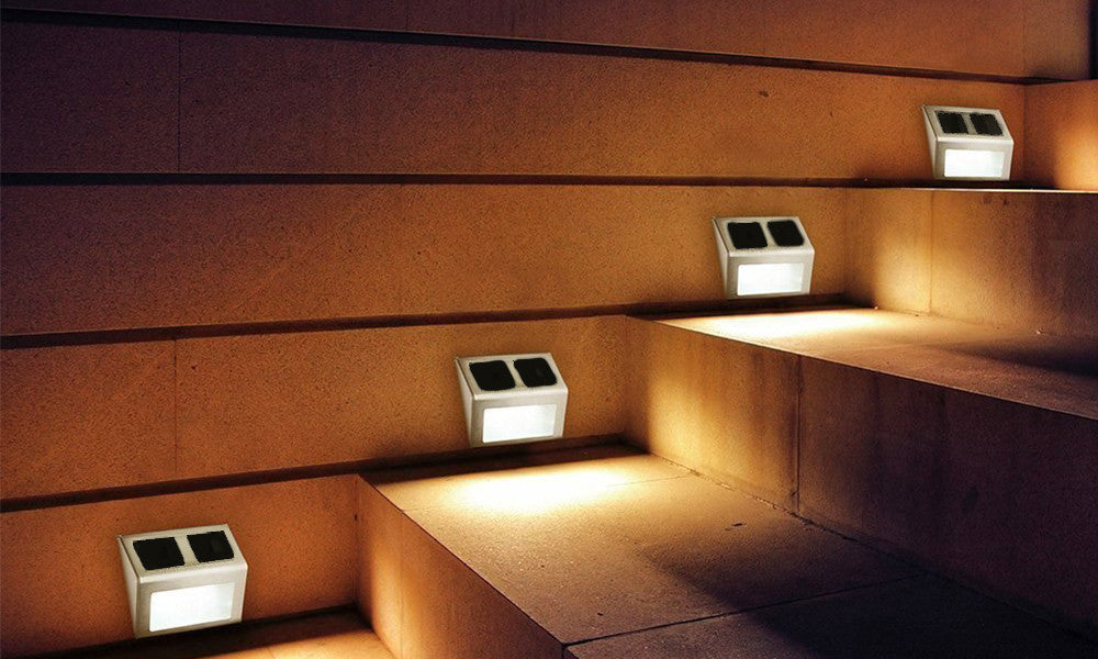 LED Solar Step Lights (Pack of 2)