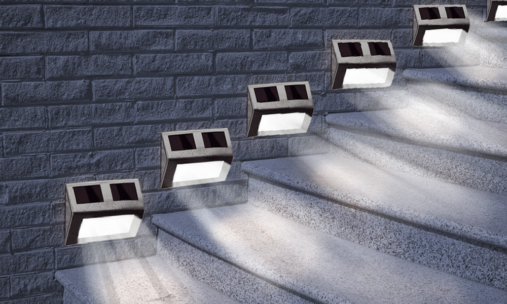 LED Solar Step Lights (Pack of 2)