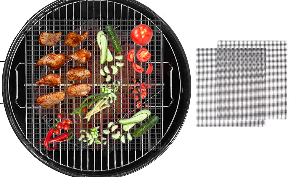 2pack Teflon BBQ Grill Mats