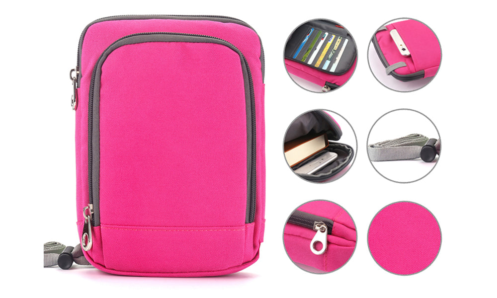 Nylon Neck Travel Bag