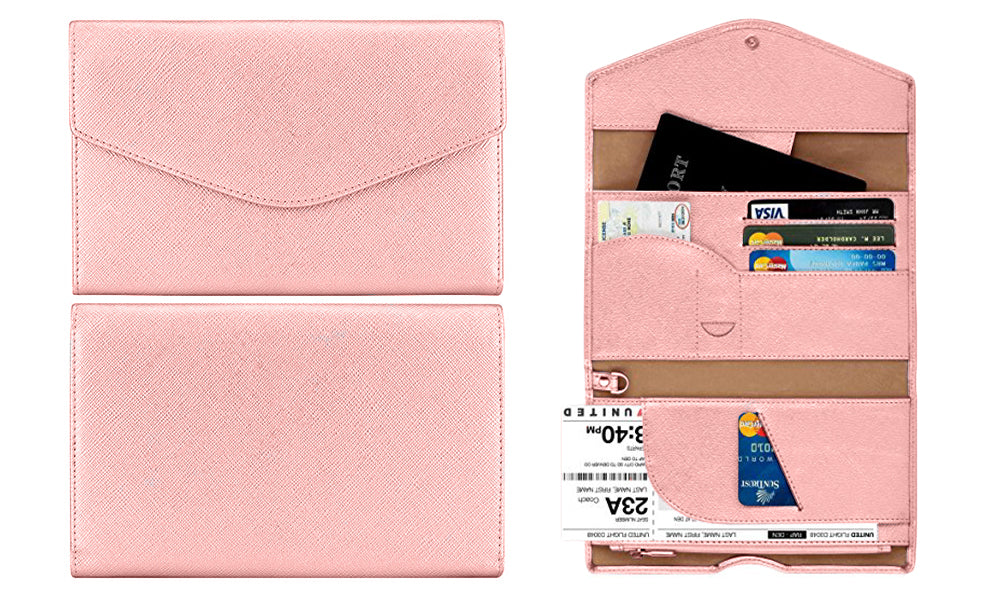Tri-Fold Passport Travel Organiser