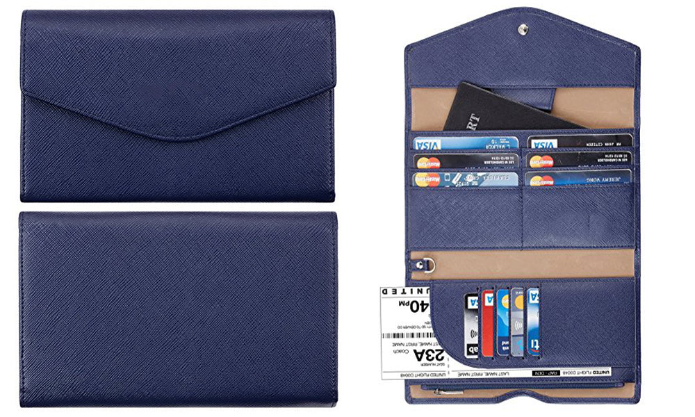 Tri-Fold Passport Travel Organiser