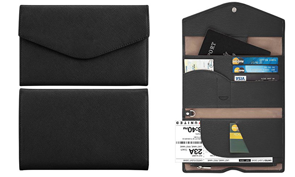 Tri-Fold Passport Travel Organiser