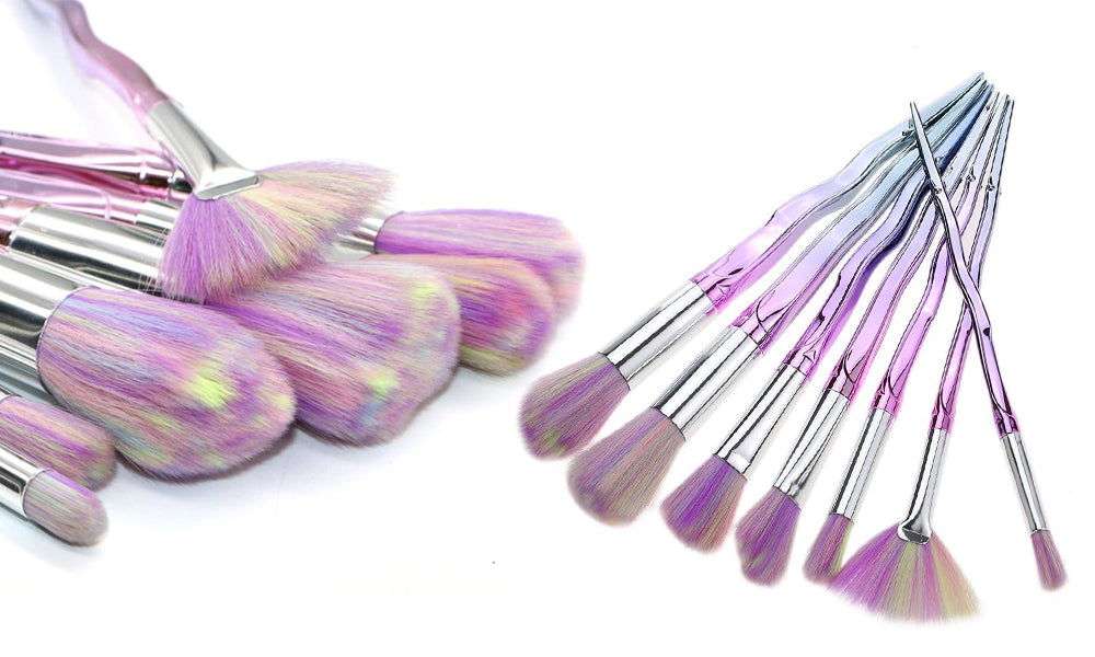 7pc Unicorn Horn Brush Set
