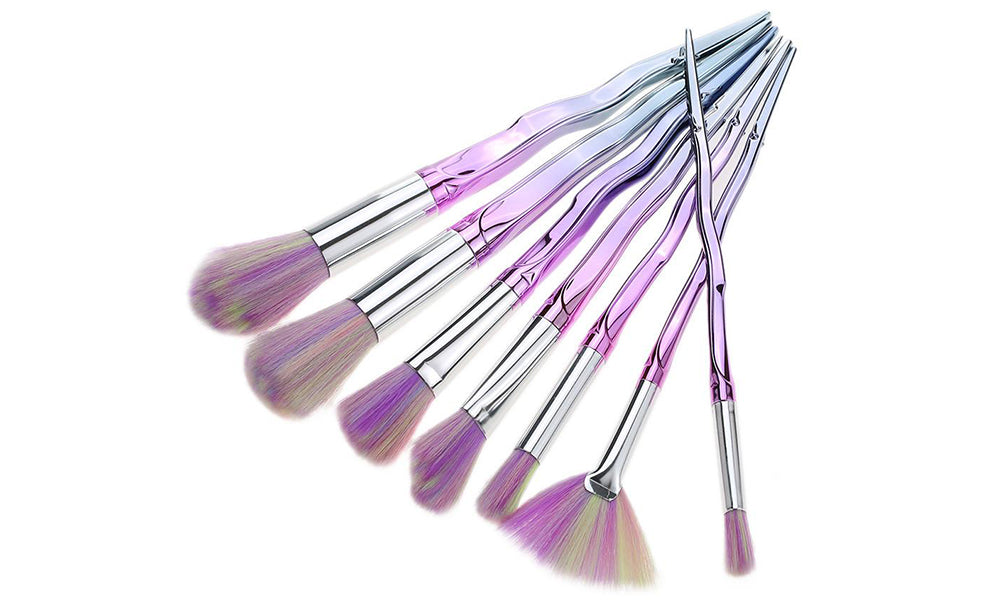 7pc Unicorn Horn Brush Set