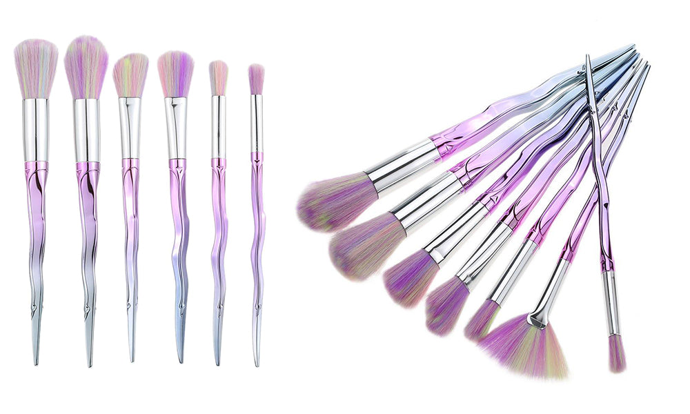 7pc Unicorn Horn Brush Set
