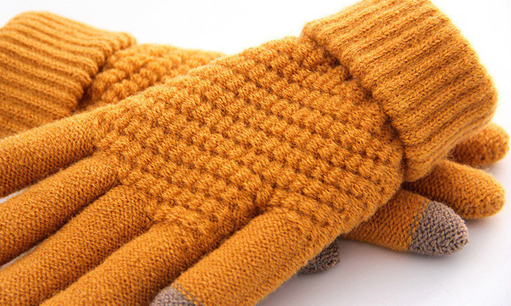 Unisex Knitted Touch Screen Gloves