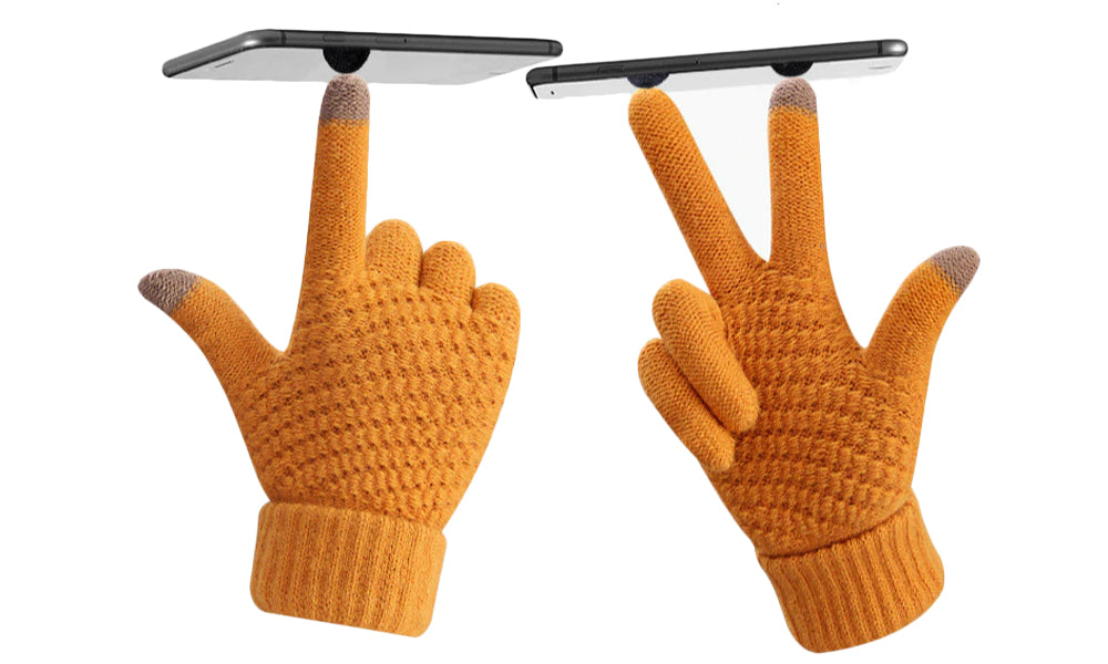 Unisex Knitted Touch Screen Gloves