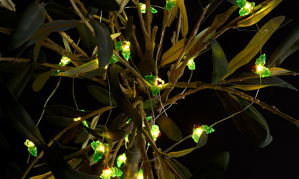 Globrite Christmas Holly String Lights