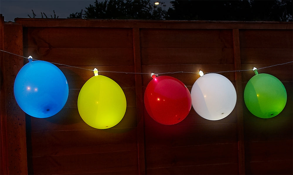 GloBrite LED Battery Balloon Colour String Lights