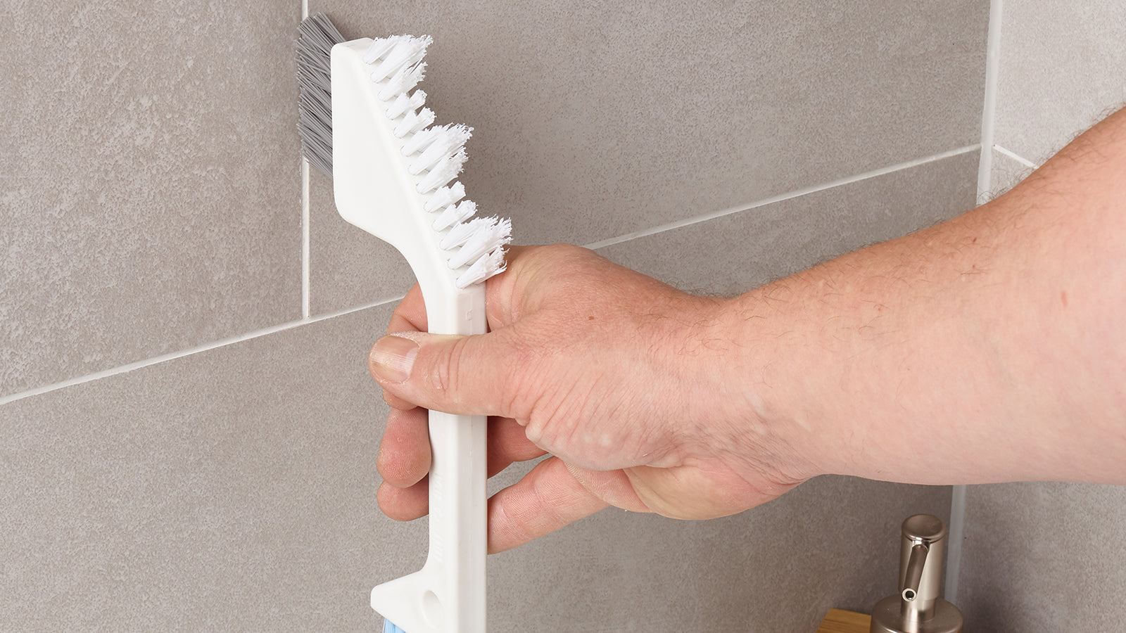 Triple Head Tile and Grout Brush