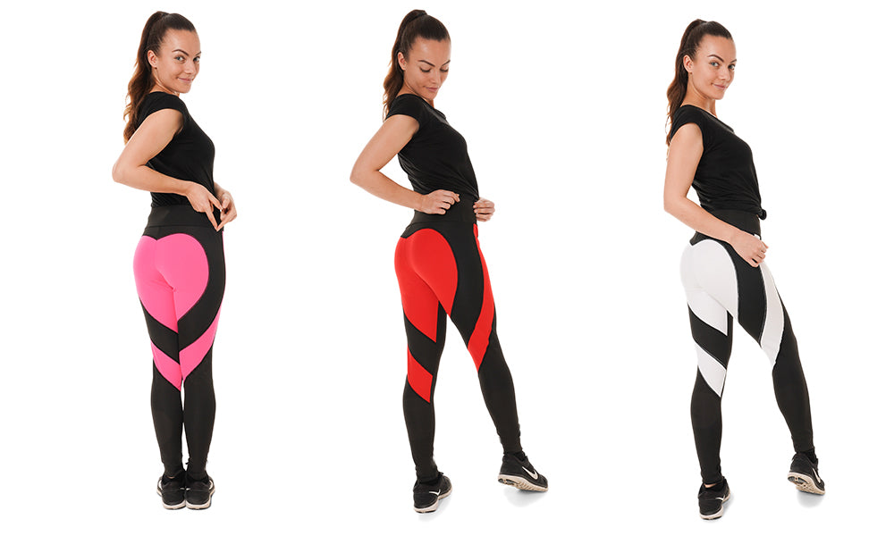 Dry-Fit Heart Sports Leggings