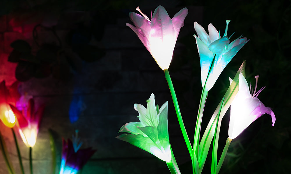 GloBrite 2pck Solar Lily Flower Lights