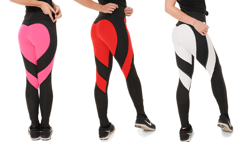 Dry-Fit Heart Sports Leggings