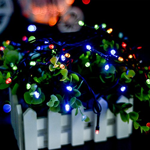 50, 100, 200 Solar Powered Multi coloured Fairy Lights