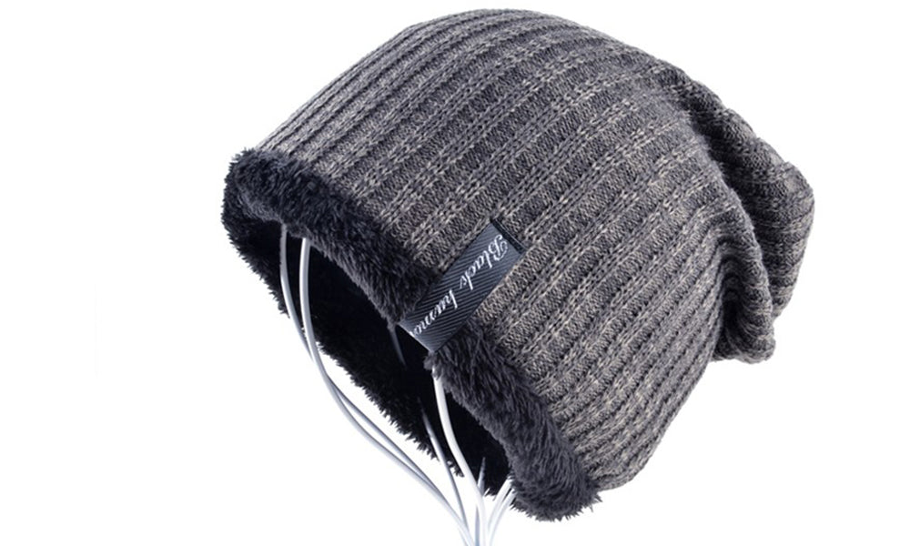 Velvet Lined Mens Beanies