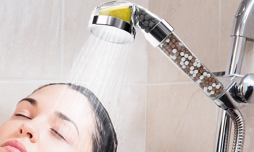 Scented Natural Filter Shower Head - Citrus, Lavender, Rose & Mint