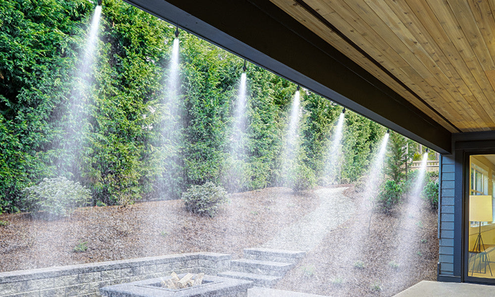 Garden Patio Misting Micro Irrigation Water Cooling System